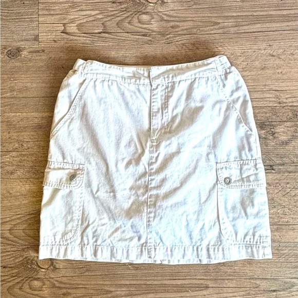 White Skort Gloria Vanderbilt Size 8 Summer Vintage - Picture 1 of 7